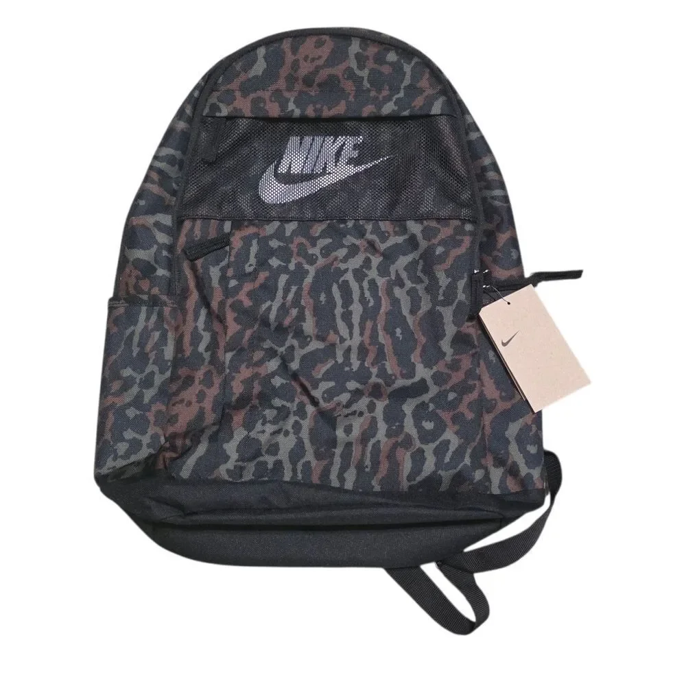 Nike Black Green and Brown Camo Backpack Sleek Urban Design